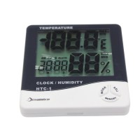 Dreamtop Large Display Digital Thermometer Humidity Temperature Monitor Indoor Outdoor with Alarm Clock